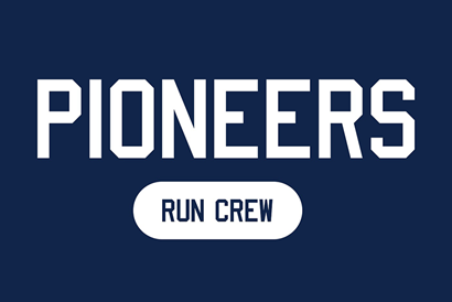 PIONEERS Run Crew parter logo